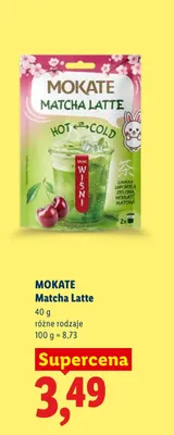 Herbata Mokate Matcha Latte promocja w Lidl