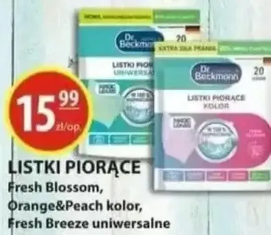 Listki piorące fresh Blossom, Orange&Peach kolor, fresh Breeze uniwersalne promocja w Zielony Koszyk