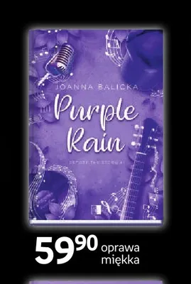 Książka Purple Rain Joanna Balicka promocja w Empik