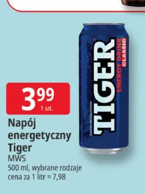 Napój energetyczny Tiger promocja w Leclerc