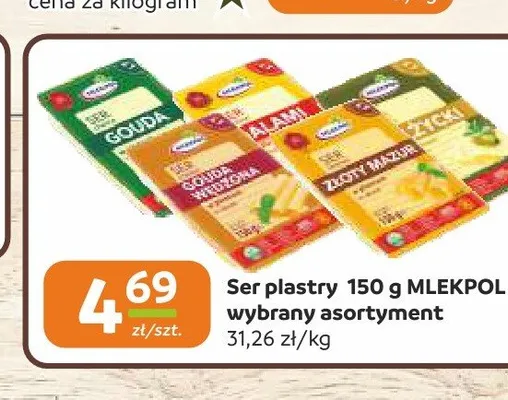 Ser plastry Mlekpol promocja w Społem Częstochowa