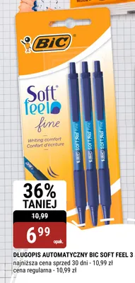 Długopis automatyczny BIC Soft Feel promocja w bi1
