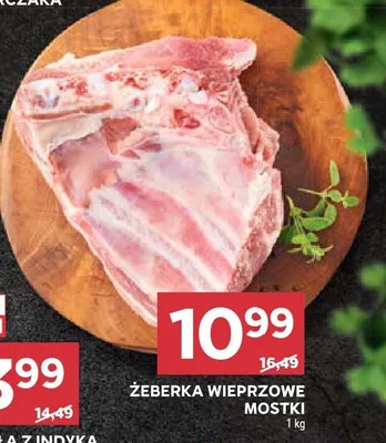 Żeberka wieprzowe mostki promocja w Stokrotka