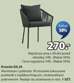 Krzesło Gilja promocja w Jysk
