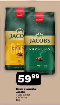 Kawa ziarnista Jacobs Krönung promocja w Netto