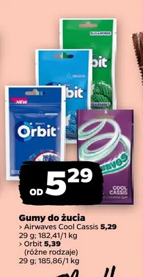 Gumy do żucia Orbit (różne rodzaje) promocja w Netto