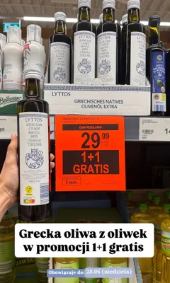 Oliwa z oliwek Lyttos grecka z pierwszego tłoczenia promocja w Aldi