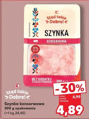 Szynka konserwowa Stąd takie Dobre! promocja w Kaufland