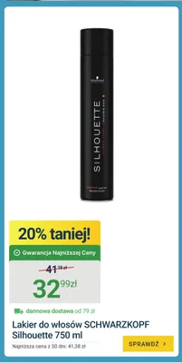 Lakier do włosów Schwarzkopf Silhouette promocja w ERLI