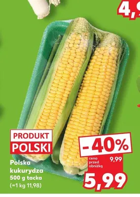 Polska kukurydza tacka promocja w Kaufland