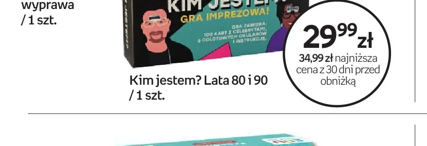 Gra Kim jestem? Lata 80 i 90 promocja w Empik