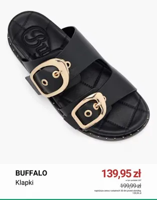 Klapki Buffalo promocja w Deichmann