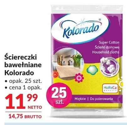 Ściereczki bawełniane Kolorado promocja w Makro