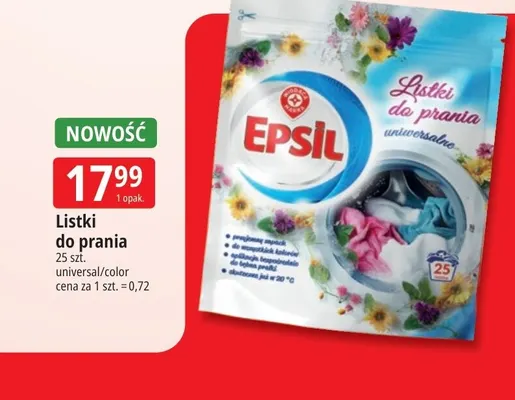 Listki do prania universal Epsil promocja w Leclerc
