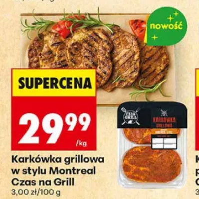 Karkówka grillowa w stylu Montreal Czas na Grill promocja w Biedronka