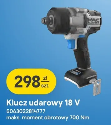 Klucz udarowy Mac Allister promocja w Castorama