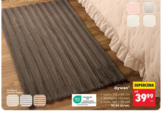 Dywan Smukee 115x60 cm promocja w Biedronka