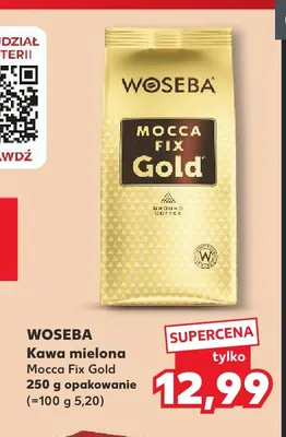 Kawa mielona Mocca Fix Gold Woseba promocja w Kaufland