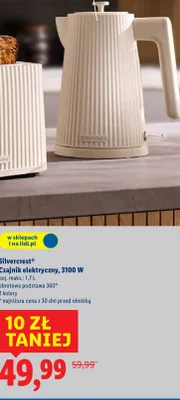 Czajnik elektryczny, 3100 W promocja w Lidl