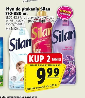 Płyn do płukania Silan Sensual Rose promocja w Prim Market