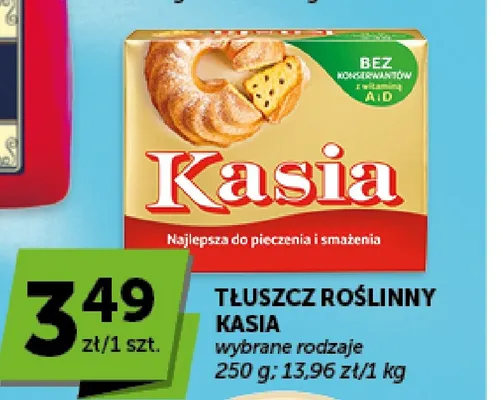 Tłuszcz roślinny Kasia promocja w Groszek