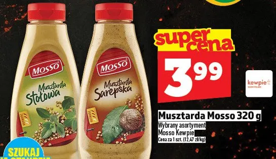 Musztarda Mosso sarepska promocja w TOPAZ