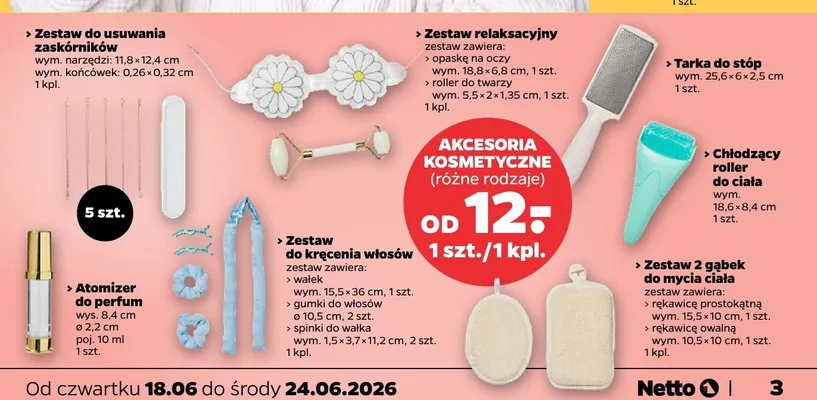 Zestaw 2 gąbek do mycia ciała promocja w Netto