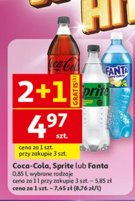 Napój gazowany Sprite promocja w Auchan