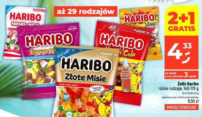 Żelki Haribo Fresas con Nata promocja w Dealz
