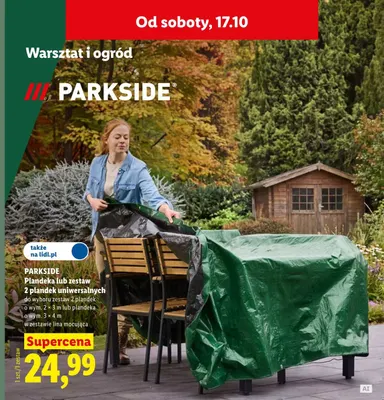 Zestaw 2 plandek uniwersalnych 2x3 m Parkside promocja w Lidl