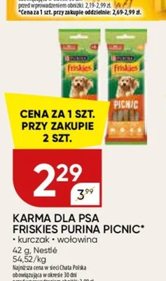 Karma dla psa Friskies Purina Picnic promocja w Chata Polska