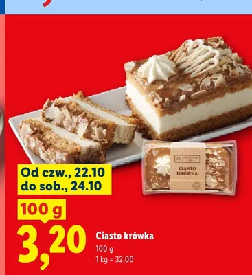 Ciasto krówka Cukiernia Lidla promocja w Lidl