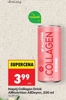 Napój Collagen Drink AllNutrition AllDeynn promocja w Biedronka