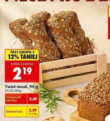 Twist musli promocja w Biedronka