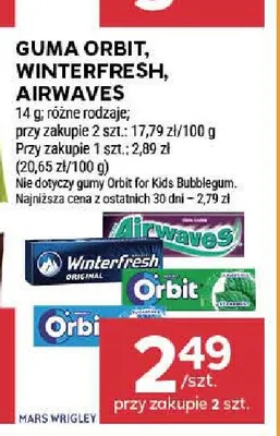 Guma Airwaves promocja w Stokrotka