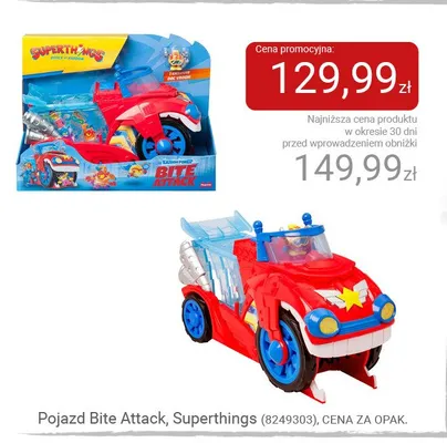 Pojazd Bite Attack Superthings (8249303) promocja w Smyk