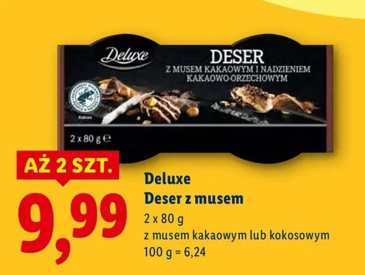 Deser z musem kakaowym  promocja w Lidl