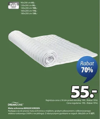 Mata ochronna BERGSFJORDEN promocja w Jysk