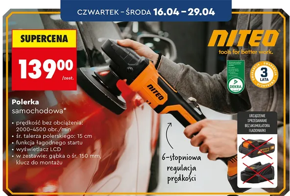 Polerka samochodowa promocja w Biedronka