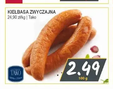 Kiełbasa zwyczajna Tako promocja w Słoneczko