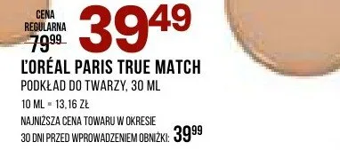 Podkład do twarzy True Match promocja w Drogerie Natura