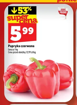 Papryka czerwona promocja w TOPAZ