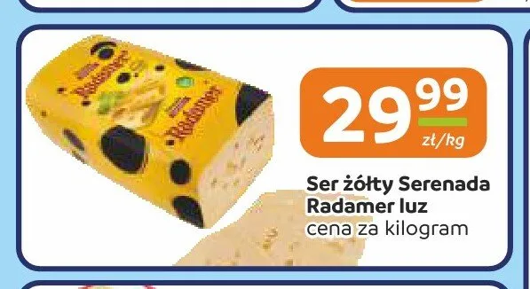 Ser żółty Serenada Radamer luz promocja w Społem Częstochowa