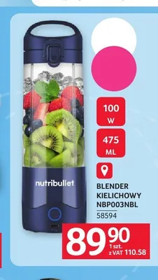 Blender kielichowy Nutribullet NBPO03NBL promocja w Selgros