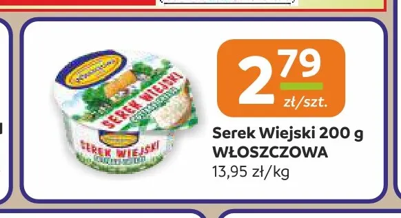 Serek wiejski Włoszczowa promocja w Społem Częstochowa