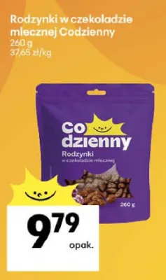 Rodzynki w czekoladzie mlecznej Codzienny promocja w Delikatesy Centrum