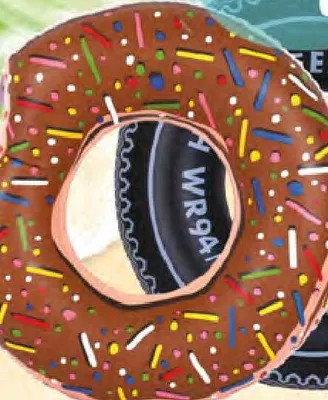 Koło nadmuchiwane do pływania Donut promocja w Dino