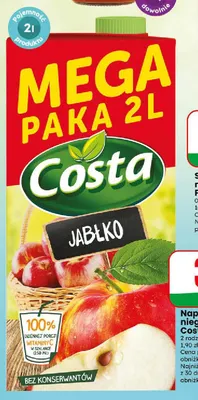 Napój niegazowany Costa promocja w Dino