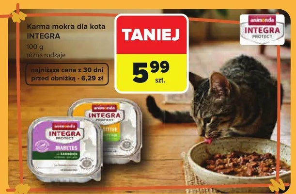 Karma mokra dla kota Integra Protect promocja w Carrefour