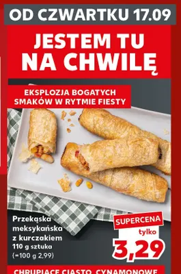 Przekąska meksykańska z kurczakiem promocja w Kaufland